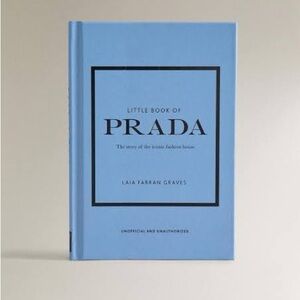 Prada Little Book — Light Blue Hardcover with Black Detail